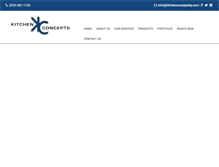 Tablet Screenshot of kitchenconceptsky.com